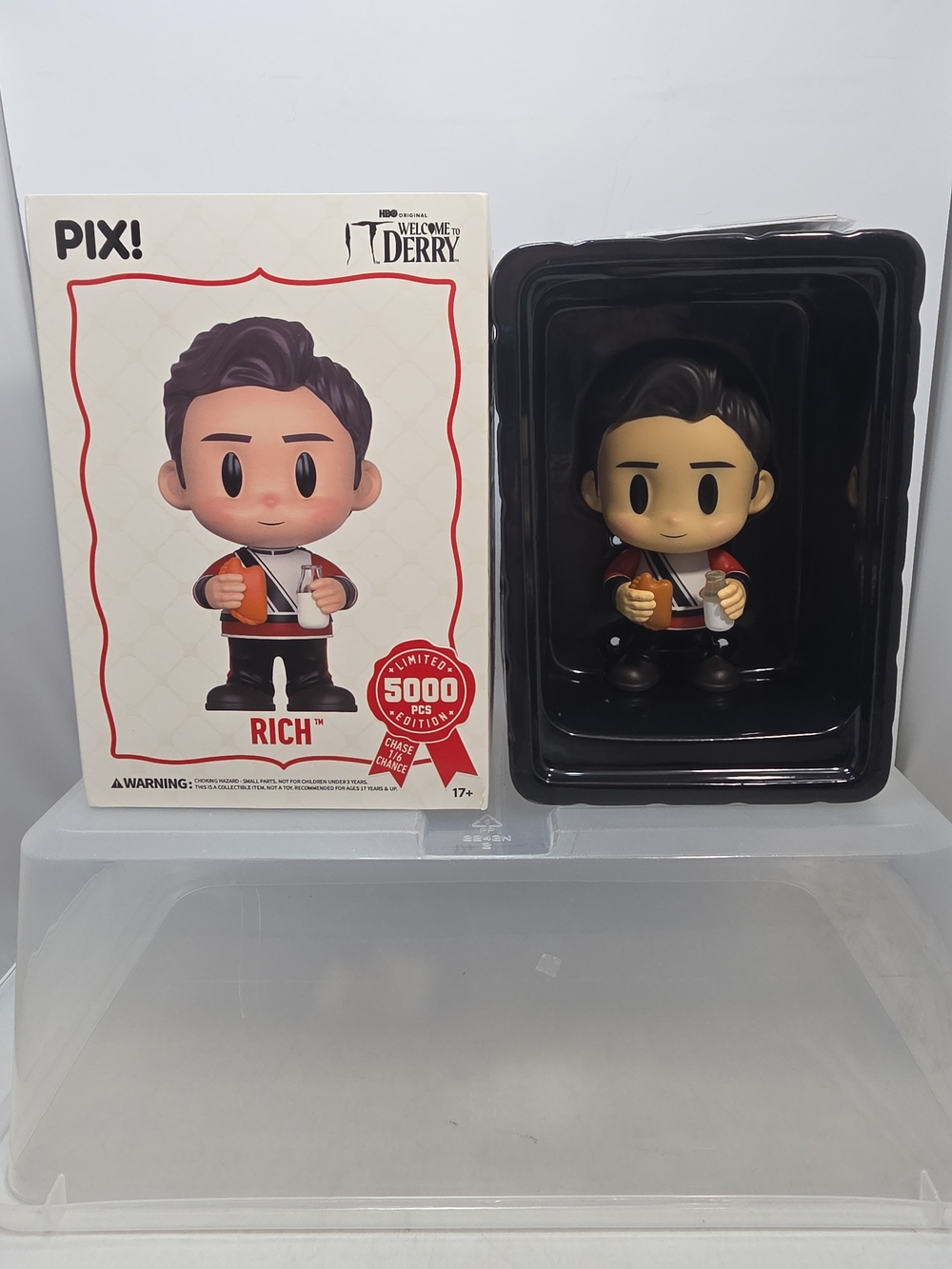 PIX! Thrilljoy HBO Welcome To Derry Rich Hero Vinyl Figure LE 5000 (A2)